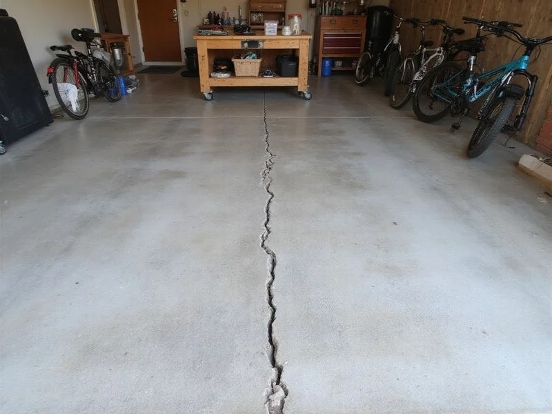 Garage Floor Leveling project 1